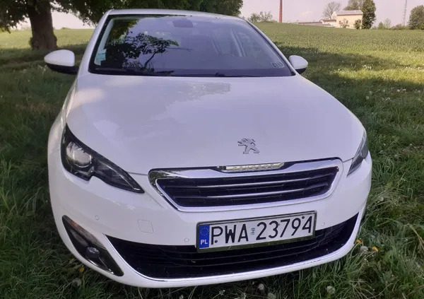 wielkopolskie Peugeot 308 cena 38500 przebieg: 116360, rok produkcji 2015 z Wyszogród